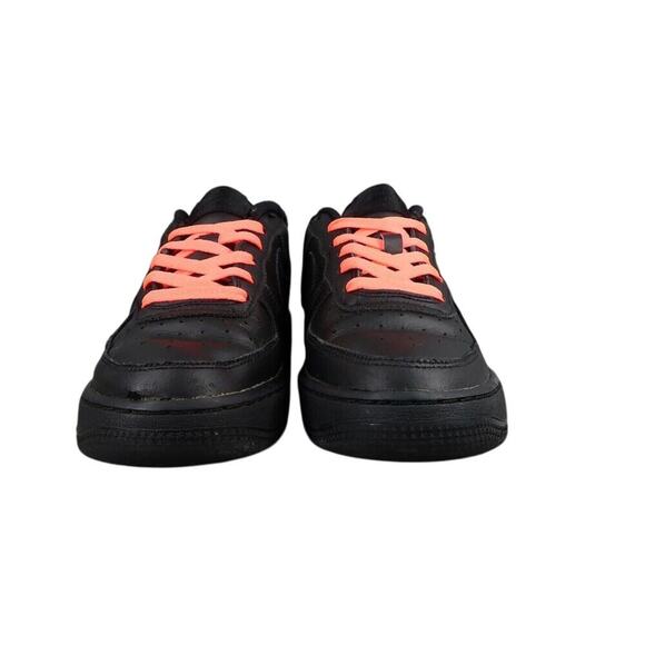 Nike Shoes Kids 6 Sneakers Air Force 1 Low LE Black GS Trainers Classic Leather - Picture 3 of 12